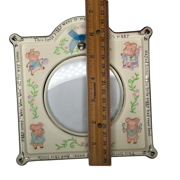 Hallmark Baby Picture Frame "This Little Piggy" / Pastel Scrapbook Nursery Gift - Picture 15 of 16